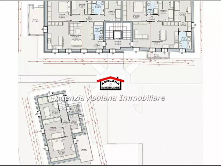 Immagine 12 di Appartamento in vendita  in Viale Tiziano Vecellio a Asolo