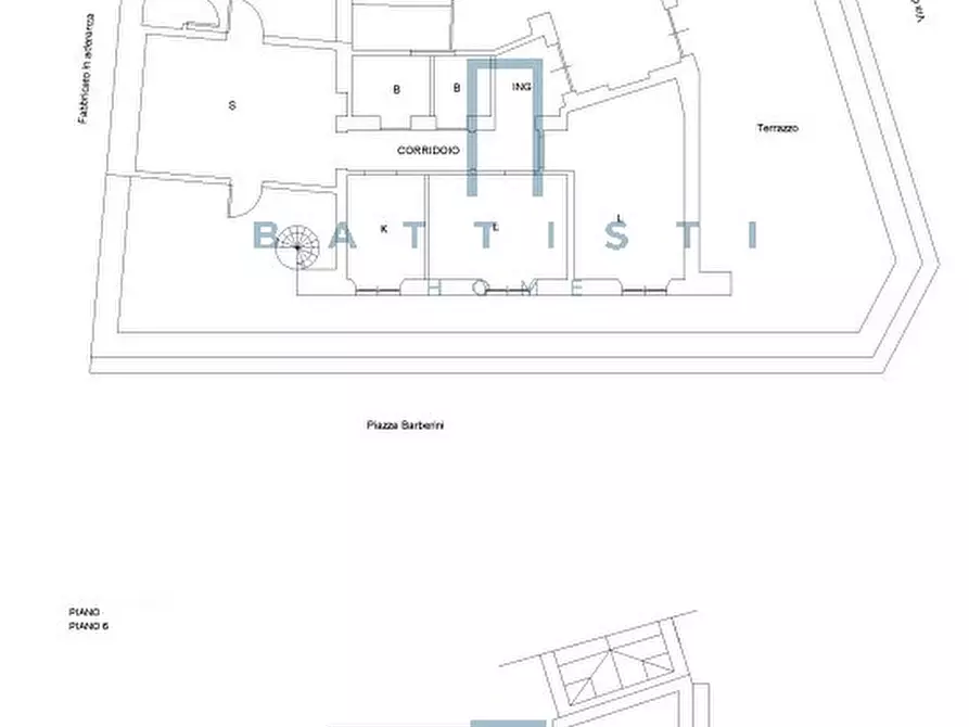 Immagine 41 di Attico in affitto  in Piazza Barberini a Roma