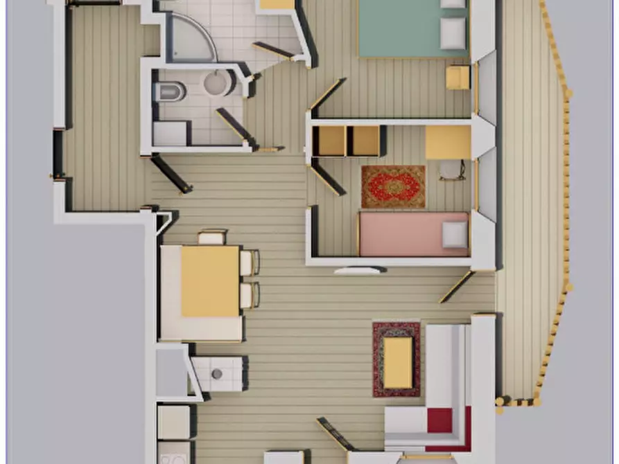 Immagine 4 di Appartamento in vendita  in via pier fortunato calvi 8 a Borca Di Cadore