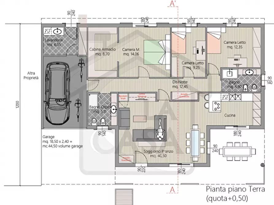 Immagine 8 di Casa indipendente in vendita  in Via Sabbioni a Montegrotto Terme