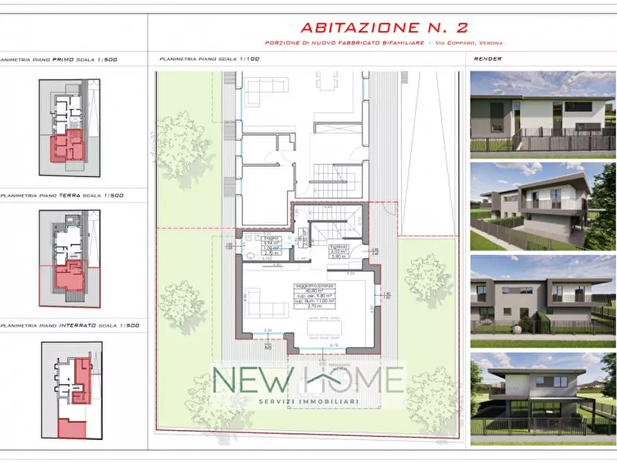 Immagine 31 di Casa bifamiliare in vendita  in via copparo a Verona