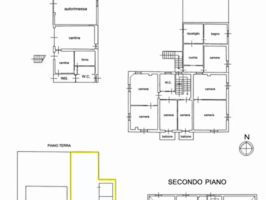 Immagine 29 di Casa bifamiliare in vendita  in Strada Chiesa di Castelnovo 20 a Parma