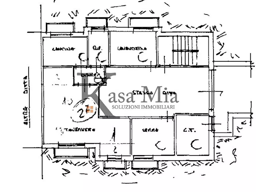 Immagine 100 di Villa in vendita  in Via Roma a San Giusto Canavese