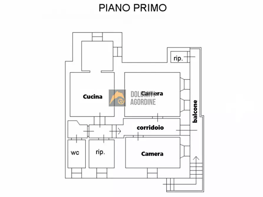 Immagine 16 di Appartamento in vendita  in Località Angoletta a Rivamonte Agordino