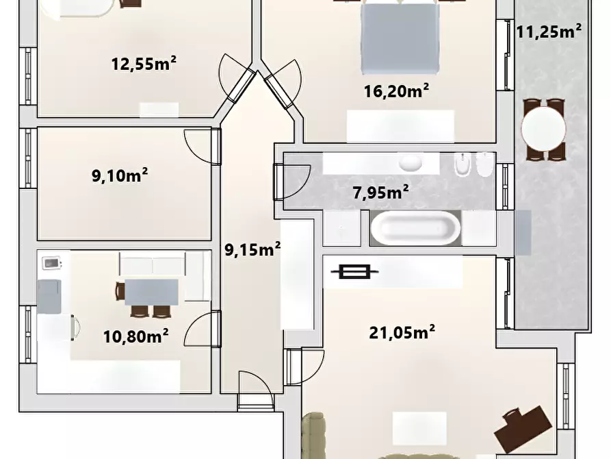 Immagine 16 di Appartamento in vendita  in Lavardistraße - Via Lavardi a Caldaro Sulla Strada Del Vino .Kaltern An De.