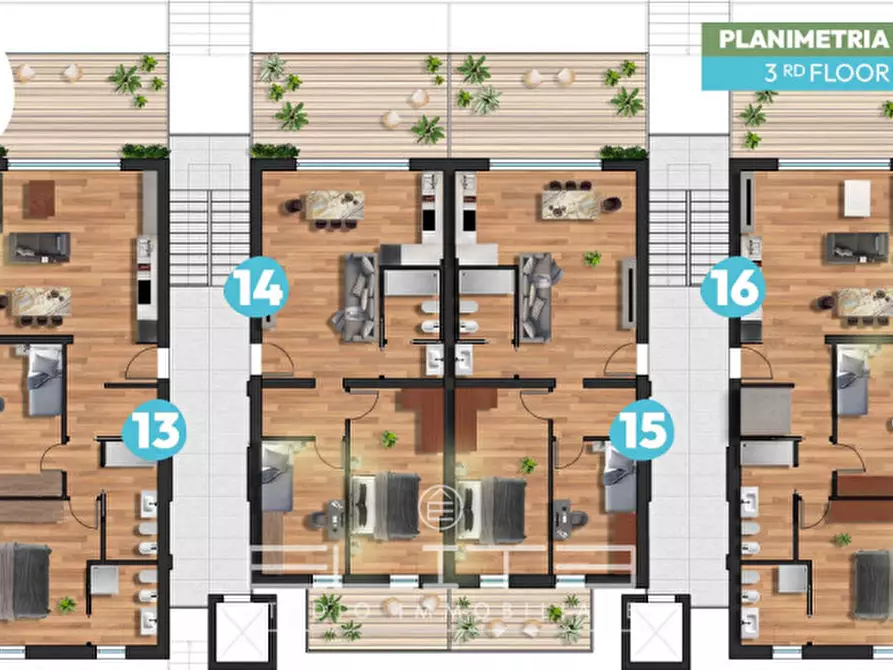 Immagine 3 di Attico in vendita  in Strada Frazione Poggio a Ancona