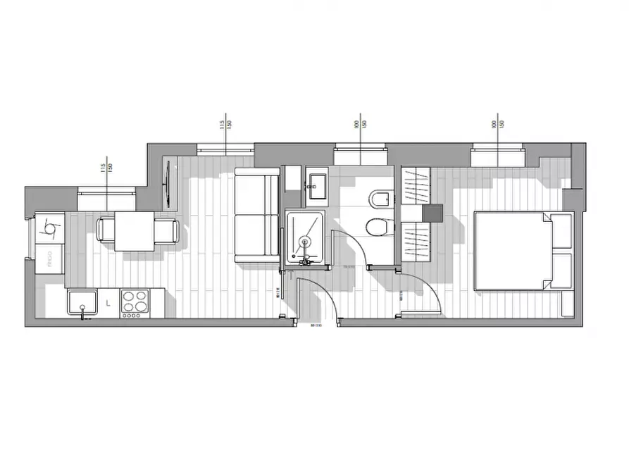 Immagine 21 di Appartamento in vendita  in Via Privata Barce a Milano