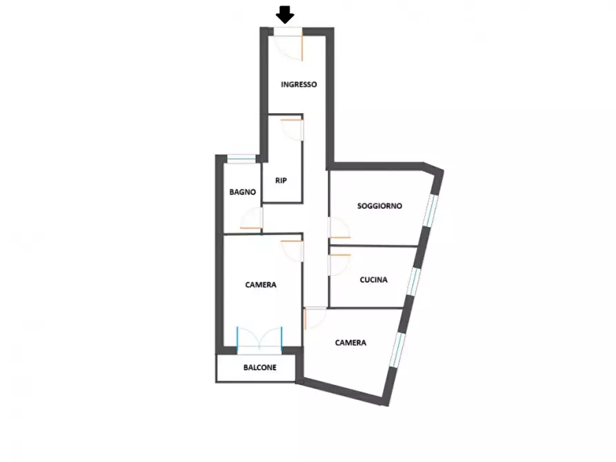 Immagine 27 di Appartamento in vendita  in Via Edoardo Jenner a Roma