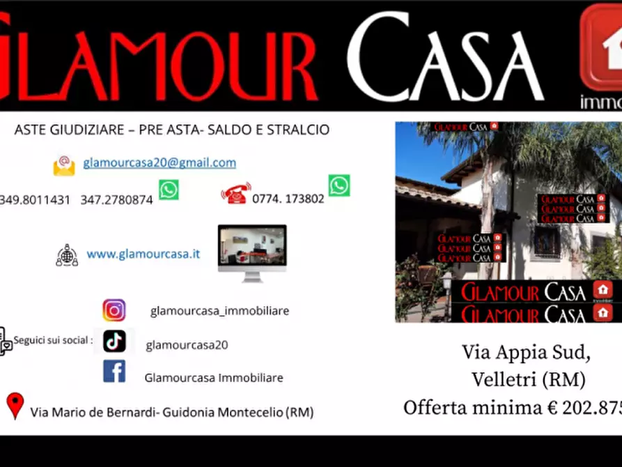 Immagine 1 di Villetta a schiera in vendita  in Via Appia Sud a Velletri