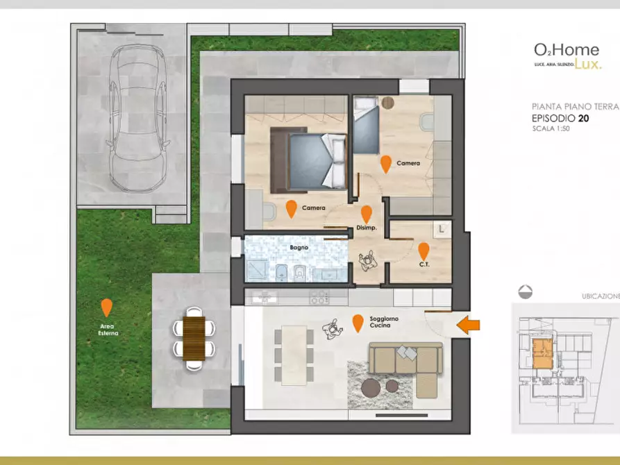 Immagine 2 di Appartamento in vendita  a Bolzano Vicentino
