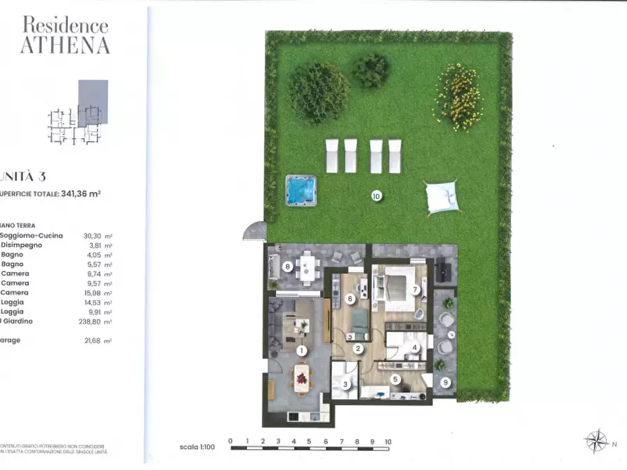 Immagine 7 di Appartamento in vendita  in via Professor di Bella a Montegrotto Terme