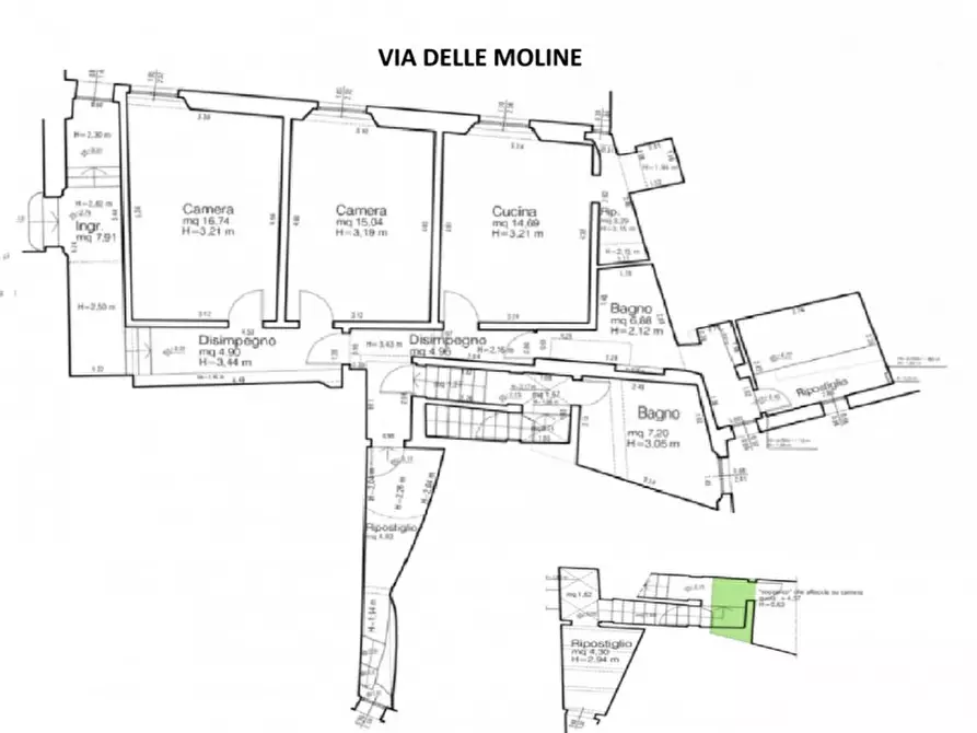 Immagine 69 di Appartamento in vendita  in via delle moline 1 a Bologna