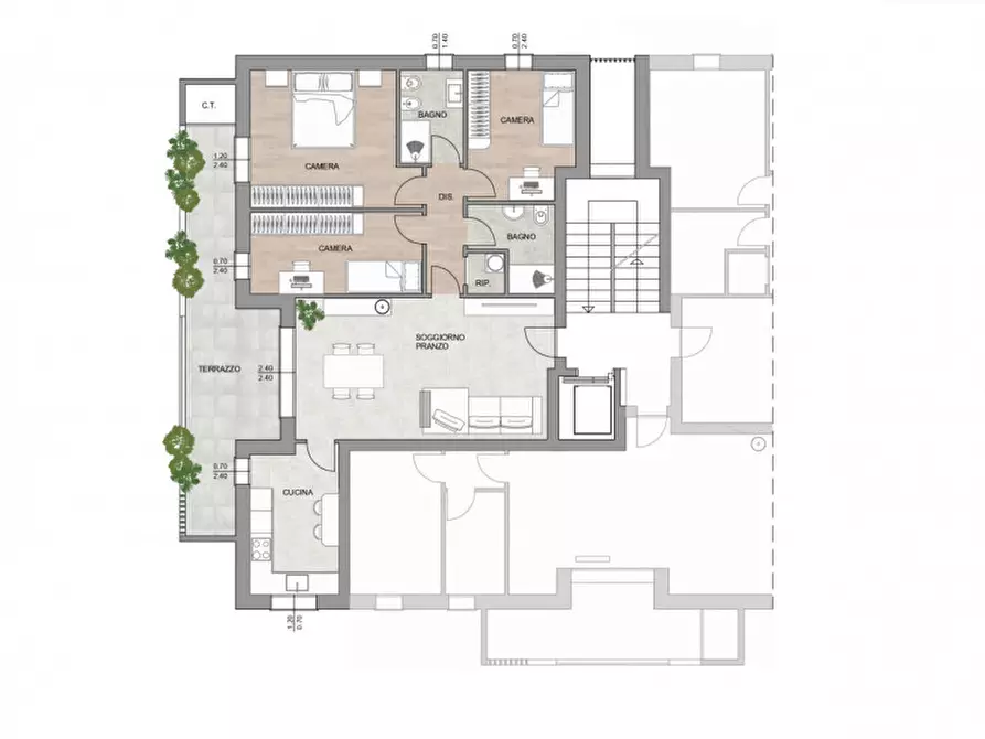 Immagine 2 di Appartamento in vendita  in Mogliano Veneto a Mogliano Veneto