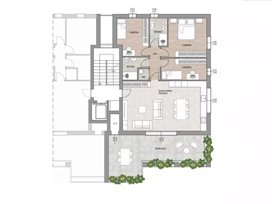 Immagine 2 di Appartamento in vendita  in Mogliano Veneto a Mogliano Veneto