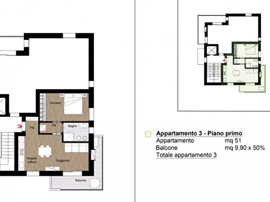 Immagine 3 di Appartamento in vendita  in Viale Finale Ligure 12 a Riccione