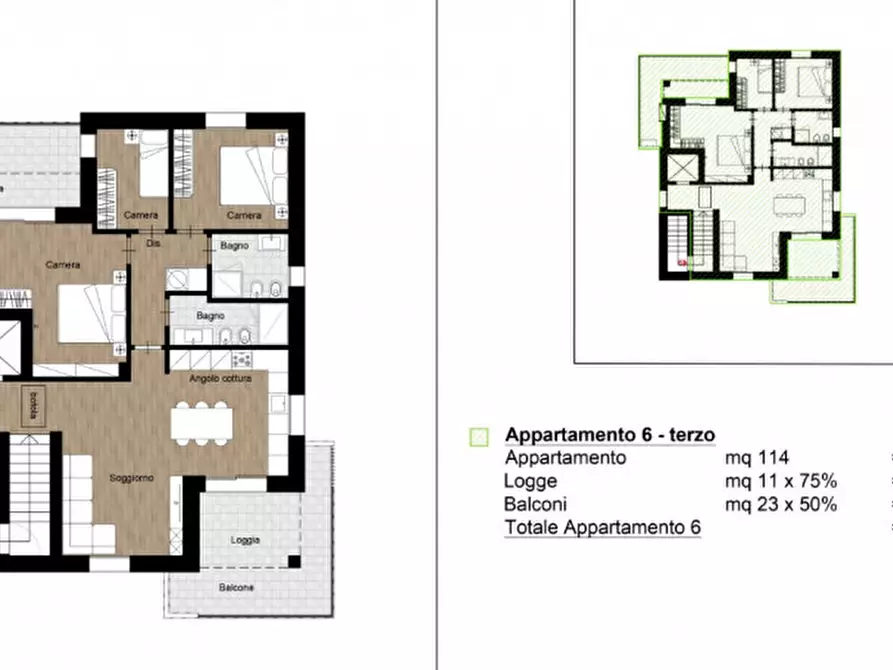 Immagine 3 di Attico in vendita  in Viale Finale Ligure 12 a Riccione