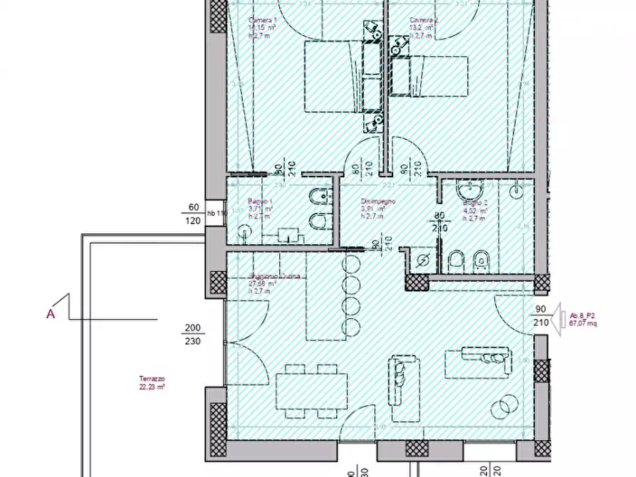 Immagine 10 di Appartamento in vendita  in Via Martiri di Monte Sole a Bologna