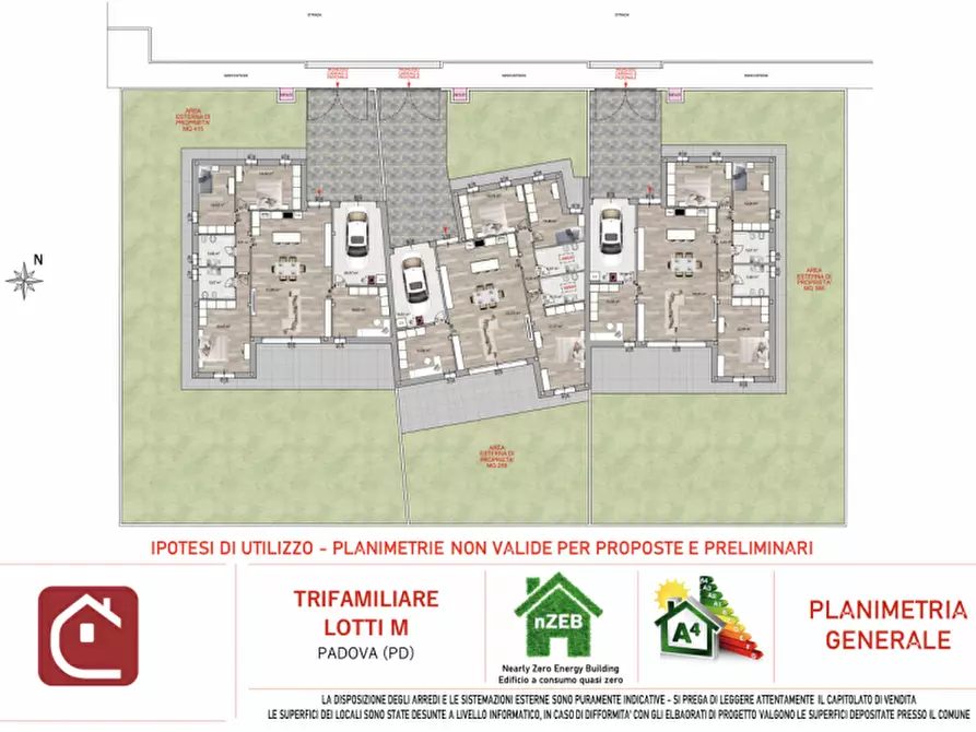 Immagine 8 di Casa trifamiliare in vendita  in Via Monte Rua a Padova