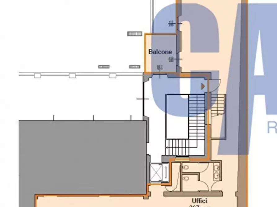 Immagine 15 di Ufficio in affitto  in VIA VITRUVIO a Milano