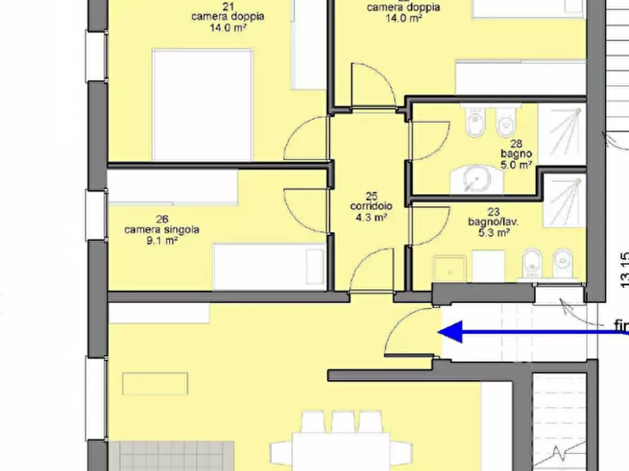Immagine 15 di Appartamento in vendita  in Contrada Osti a Valdagno