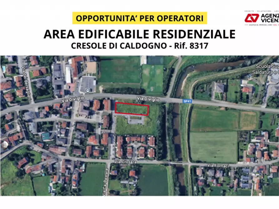 Immagine 2 di Terreno in vendita  in Via Diviglio a Caldogno