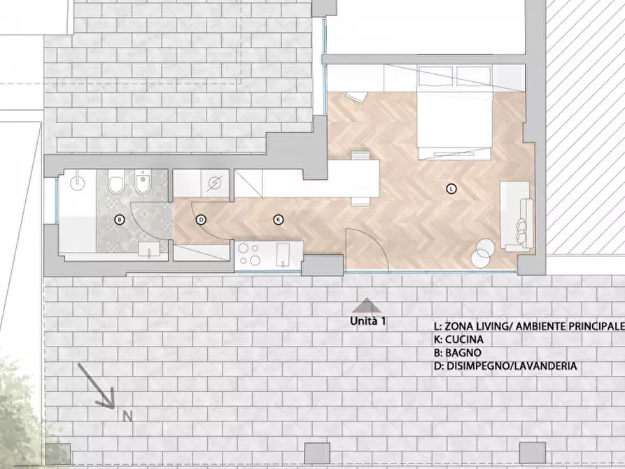 Immagine 8 di Appartamento in vendita  in Via della Gabella a Bologna