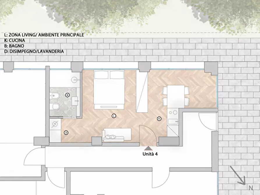 Immagine 7 di Appartamento in vendita  in Via della Gabella a Bologna