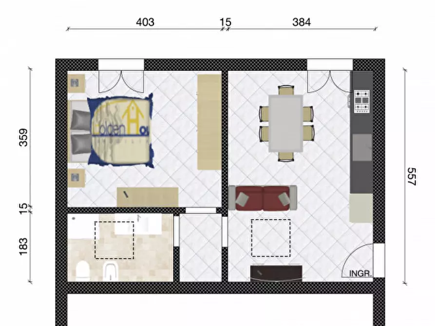 Immagine 18 di Appartamento in vendita  in Via Mazzini, 387 a Molinella