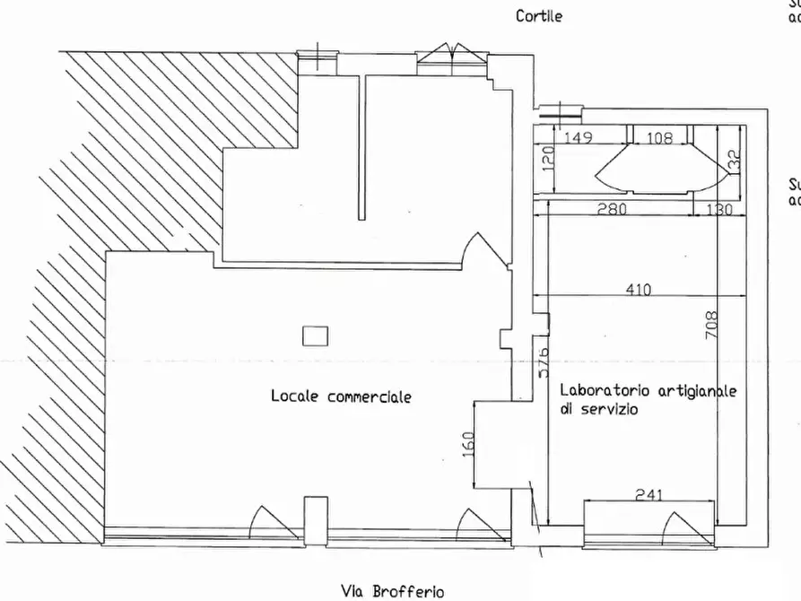 Immagine 4 di Negozio in affitto  in VIA ANGELO BROFFERIO 4 a Asti