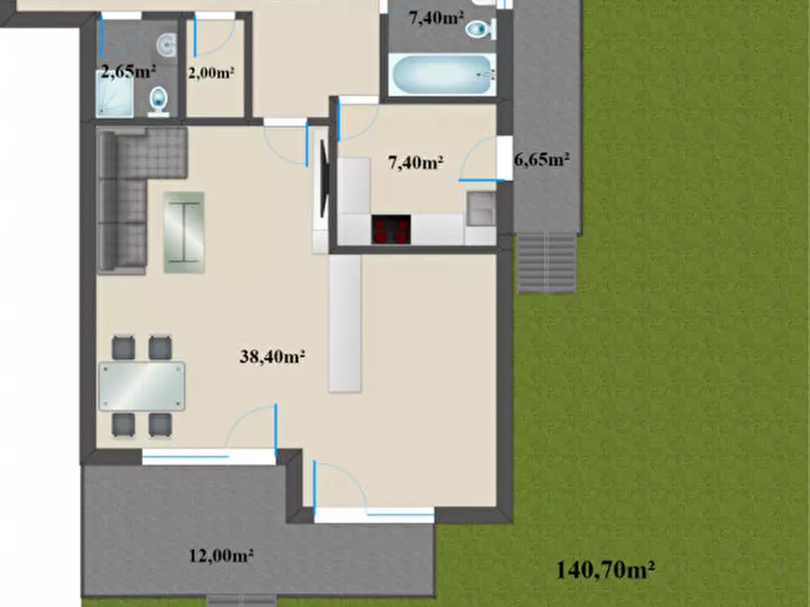 Immagine 15 di Appartamento in vendita  in Romstraße - Via Roma a Merano .Meran.