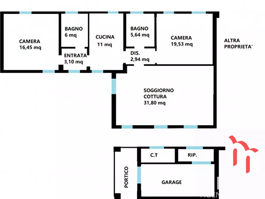 Immagine 22 di Villetta a schiera in vendita  in Via San Paolo a Scorzè