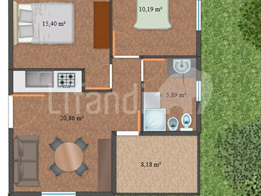 Immagine 19 di Appartamento in vendita  a Torri Del Benaco