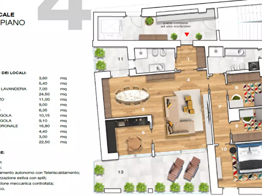 Immagine 48 di Appartamento in vendita  in Via Giuseppe Zola 36 a Brescia