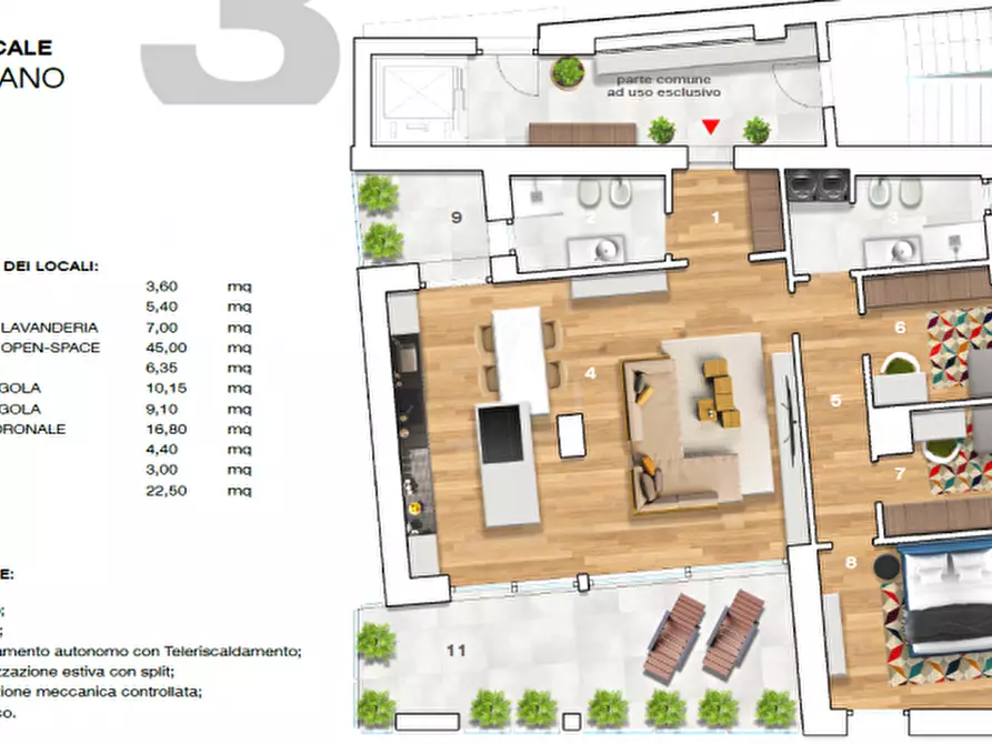 Immagine 50 di Appartamento in vendita  in Via Giuseppe Zola 36 a Brescia