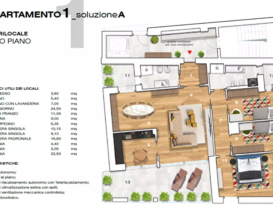 Immagine 51 di Appartamento in vendita  in Via Giuseppe Zola 36 a Brescia