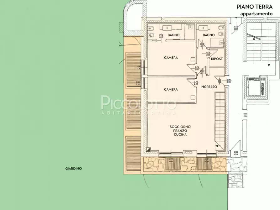 Immagine 13 di Appartamento in vendita  in Zuel di Sopra a Cortina D'ampezzo