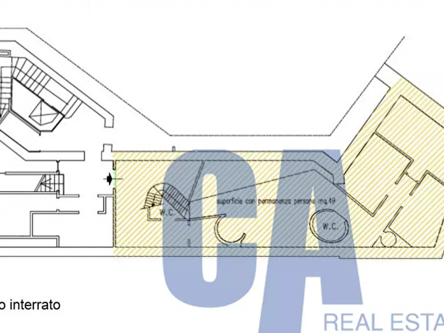 Immagine 2 di Negozio in affitto  in VIA MANZONI ALESSANDRO a Milano
