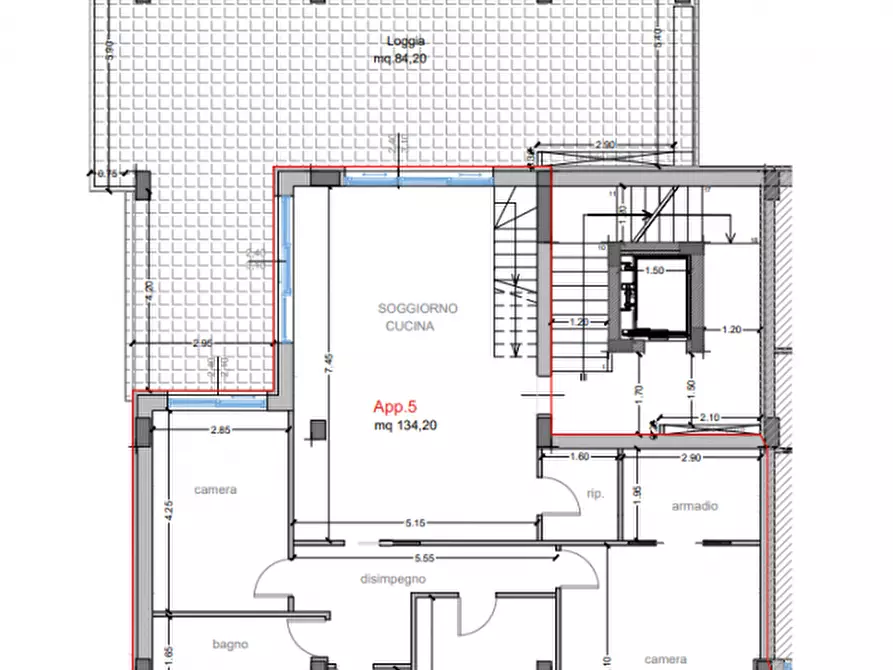 Immagine 2 di Attico in vendita  a Civitanova Marche