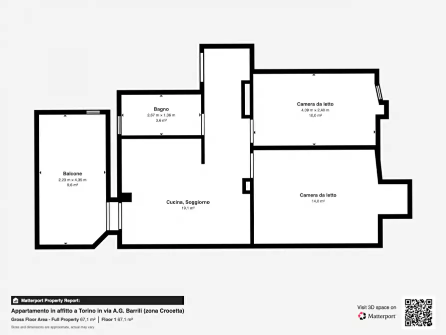 Immagine 25 di Appartamento in affitto  in Via A. G. Barrili a Torino