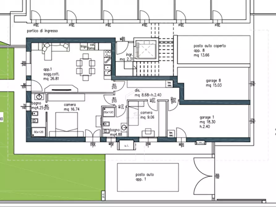 Immagine 4 di Appartamento in vendita  in Via Risorgimento a Albignasego