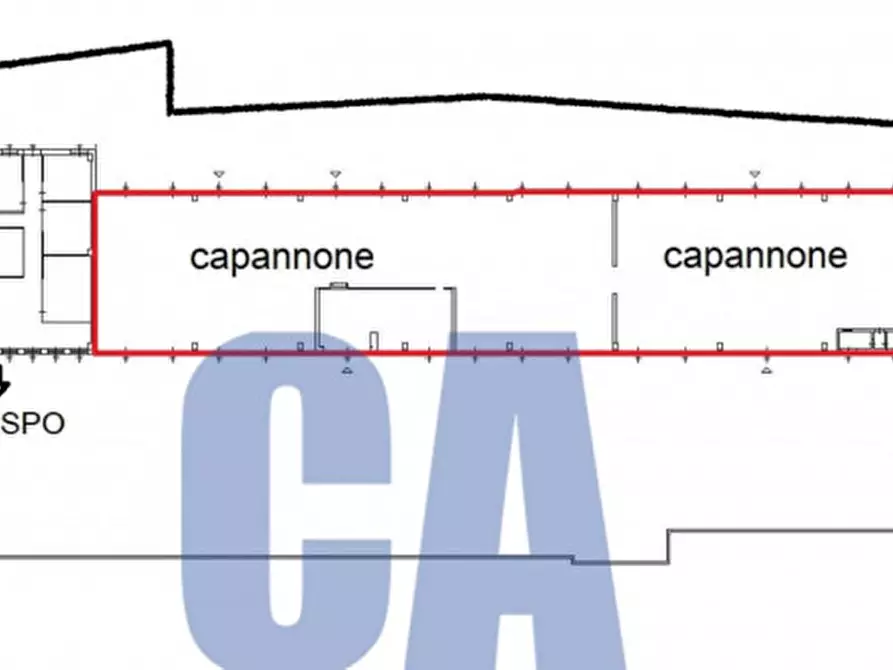 Immagine 14 di Capannone industriale in affitto  in VIA LONDRA a Segrate