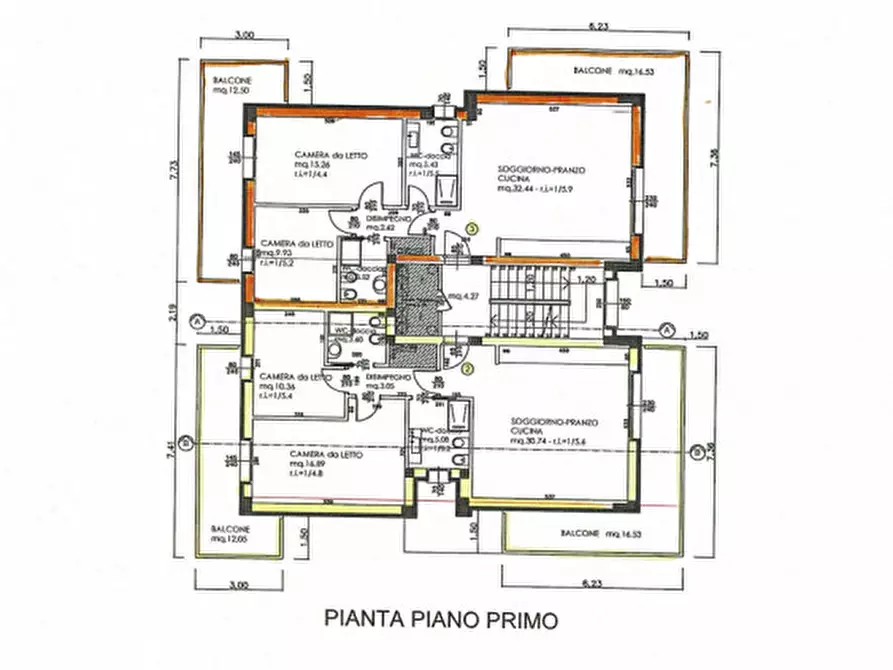 Immagine 5 di Appartamento in vendita  in Via Cacciaguerra Merloni a Forli'