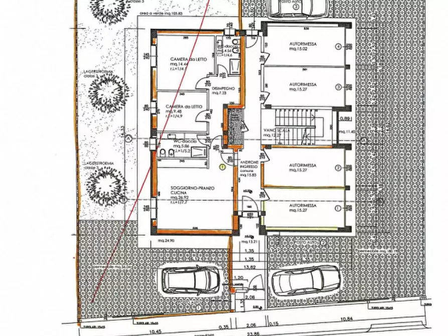 Immagine 6 di Appartamento in vendita  in Via Cacciaguerra Merloni a Forli'