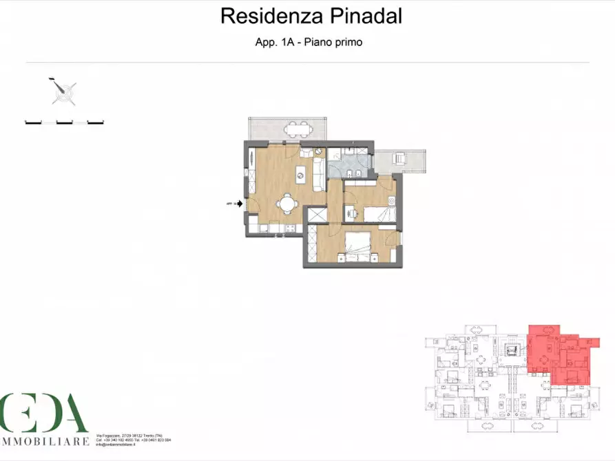 Immagine 9 di Appartamento in vendita  in Via dell'Asilo a Trento