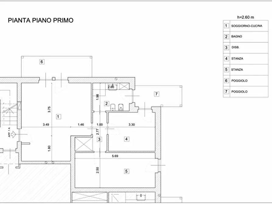 Immagine 3 di Appartamento in vendita  in Via dell'Asilo a Trento
