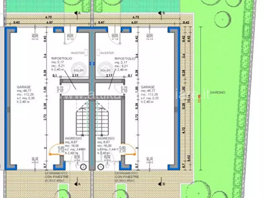Immagine 11 di Casa bifamiliare in vendita  in Via Giulia Fogolari a Este