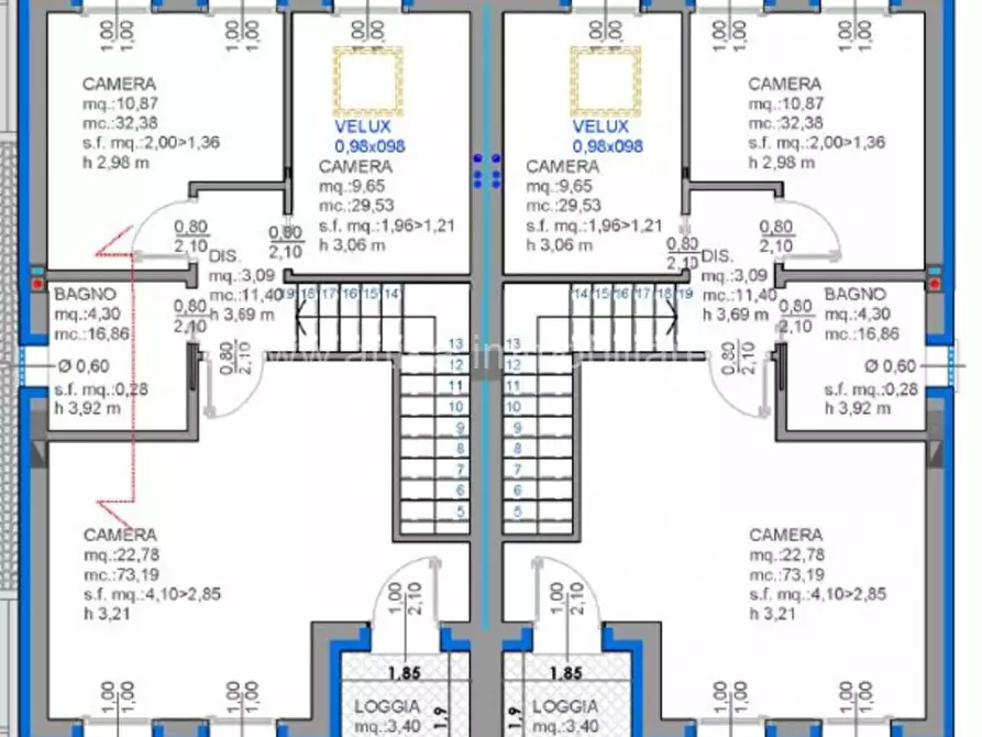 Immagine 13 di Casa bifamiliare in vendita  in Via Giulia Fogolari a Este
