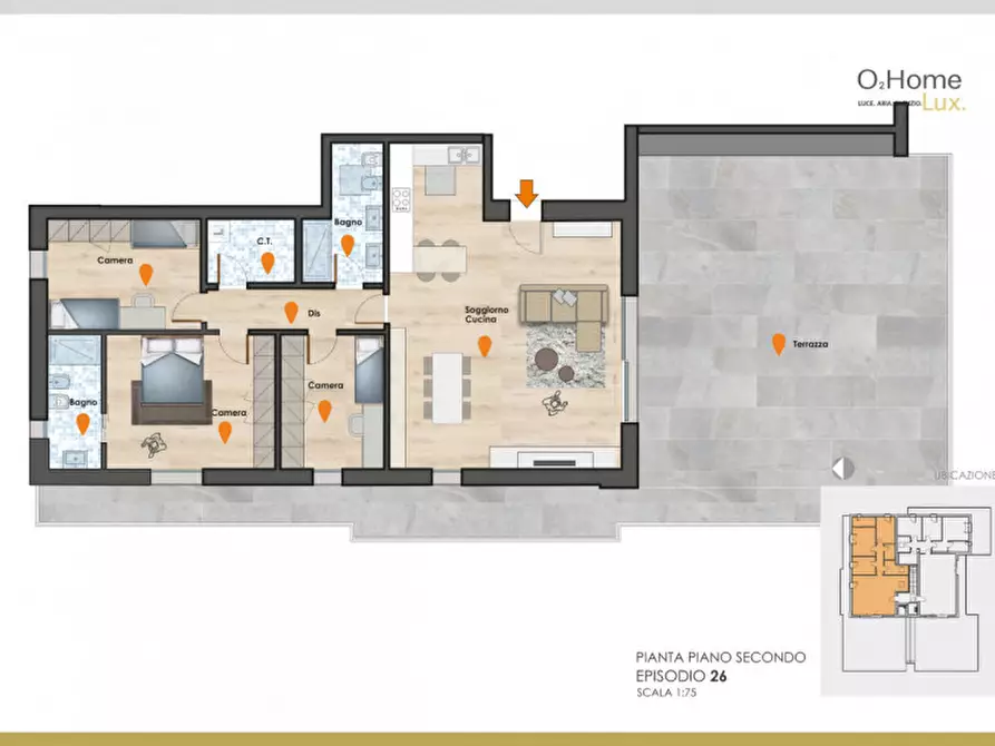 Immagine 15 di Attico in vendita  a Bolzano Vicentino