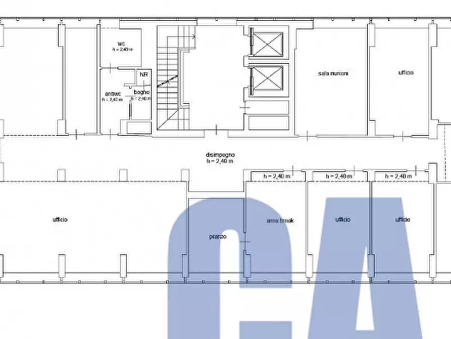 Immagine 16 di Ufficio in affitto  in VIA GIOIA MELCHIORRE a Milano