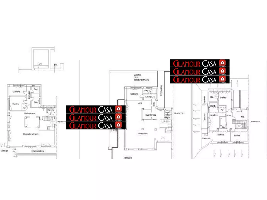 Immagine 24 di Villa in vendita  in Viale dell'Oceano Pacifico a Roma